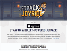 Tablet Screenshot of jetpackjoyride.net